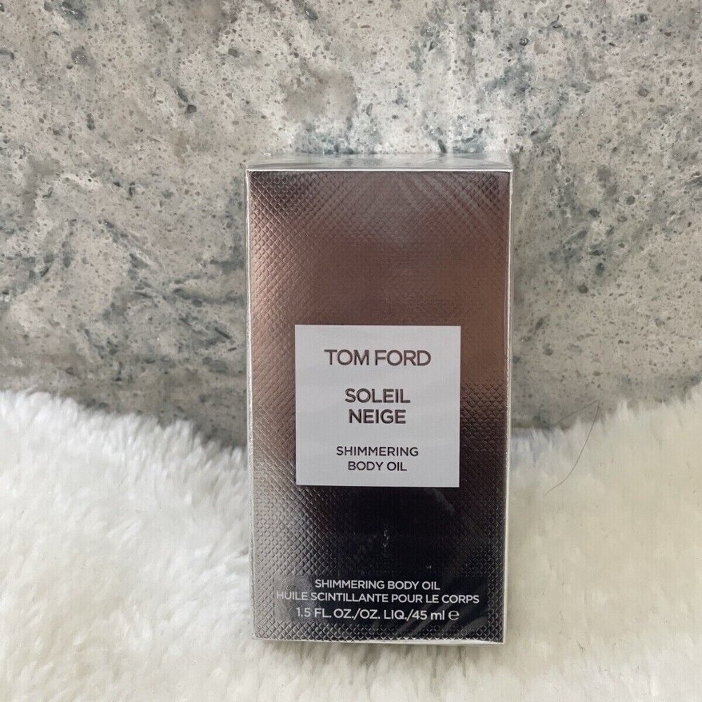 Tom Ford Soleil Neige Shimmering Body Oil 1.5 oz 45ml New In Box 100% Authentic